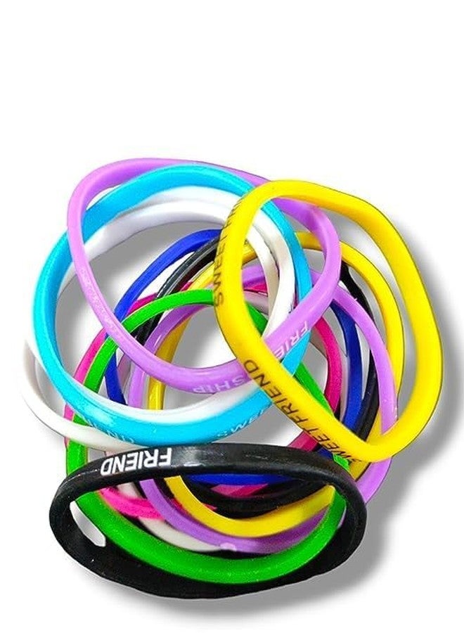 GR DESIGN® Funky Rubber Friendship Band for Girls and Boys (PACK OF 50) - Image 3